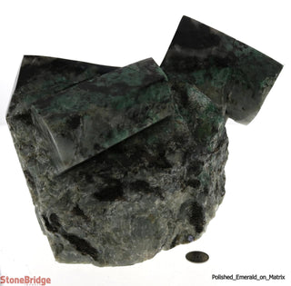 Polished Emerald on Matrix - U8    from Stonebridge Imports