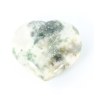 Tree Agate Heart #4 - 1 3/4" to 2 3/4"    from Stonebridge Imports