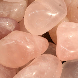 Rose Quartz E Tumbled Stones - Brazil    from Stonebridge Imports