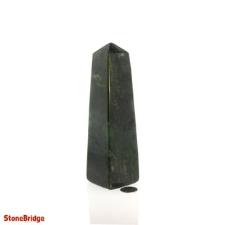Jade Nephrite Obelisk #7 Tall    from Stonebridge Imports