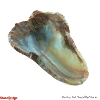 Blue Onyx Dish Rough Edge #1    from Stonebridge Imports