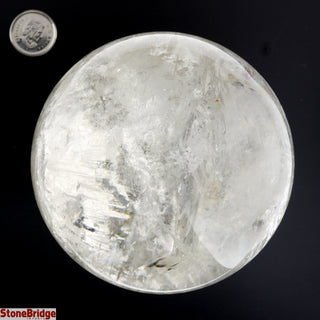 Clear Quartz A Sphere - Large #3 - 3 1/4"    from Stonebridge Imports