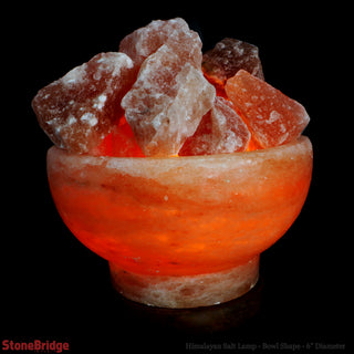 Himalayan Salt Lamp - Fire Bowl 6"    from Stonebridge Imports