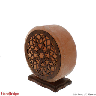 Himalayan Salt Lamp - 3D Wood Design - Blossom    from Stonebridge Imports