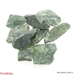 Jade Nephrite Chips - Large    from Stonebridge Imports