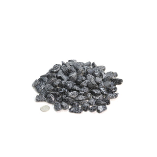 Obsidian Snowflake Tumbled Stones    from Stonebridge Imports