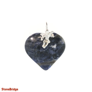 Sodalite Heart & Angel Pendant    from Stonebridge Imports