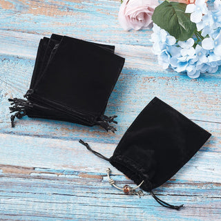 Velvet Black Jewelry Bags -    from Stonebridge Imports