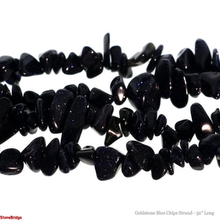 Goldstone Blue Chip Strands - 5mm to 8mm    from Stonebridge Imports